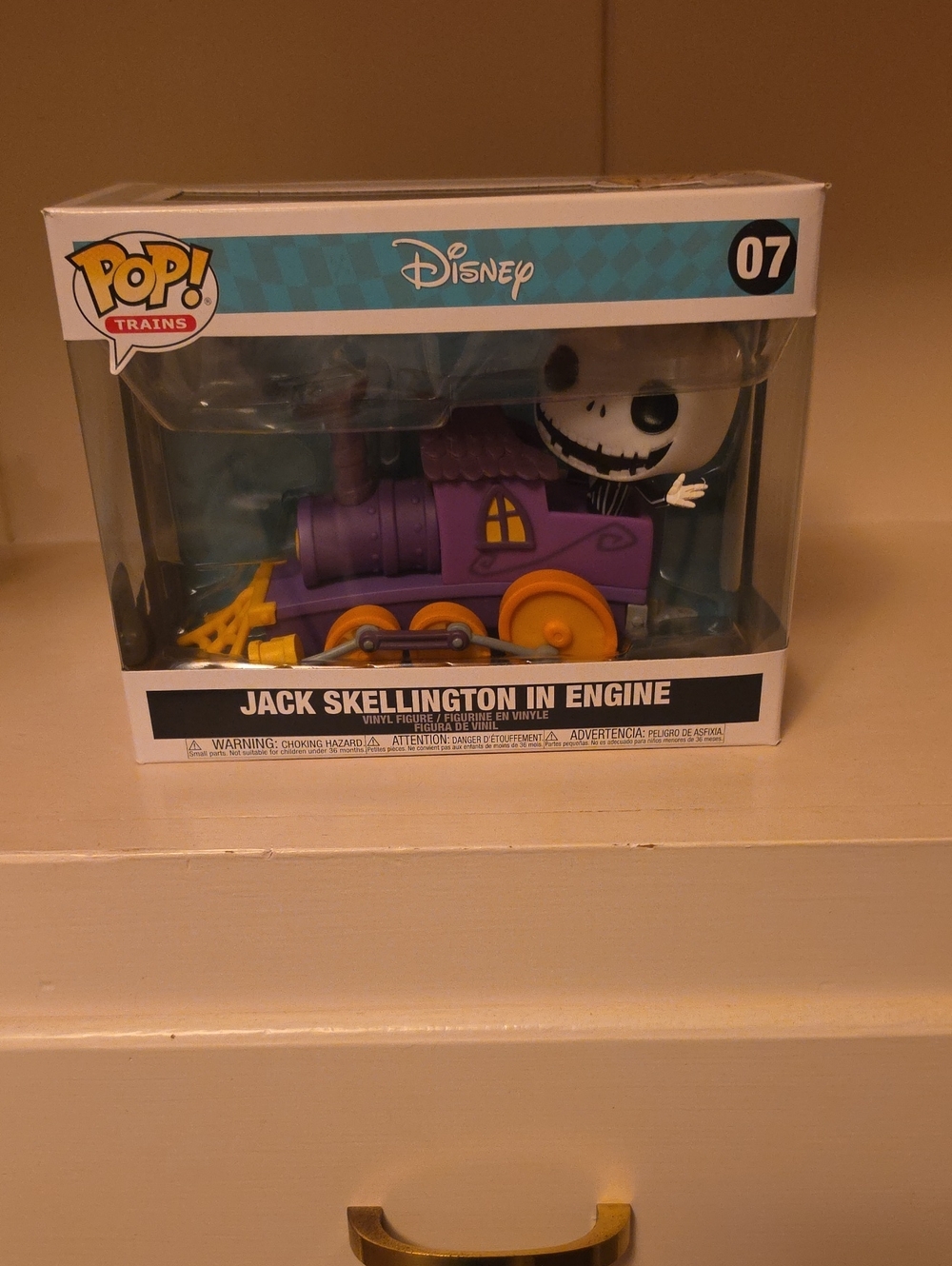 Funko Disney Jack Skellington Pop! Train Figure - Purple and Yellow-Orange